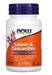 NOW Supplements Lutein and Zeaxanthin 25 mg 5 mg 60 softgels eye health support front label