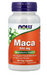 NOW Foods Maca 500 mg bottle front label herbal energy and vitality supplement