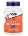 NOW Foods Soy Isoflavones 60 mg 120 Veg Capsules bottle front label for endocrine and hormonal support