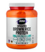 NOW Sports Sprouted Brown Rice Protein Powder plant based protein supplement container