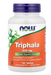 NOW Foods Triphala 500 mg 120 Tablets bottle front label for Ayurvedic digestive and intestinal support