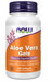 NOW Foods Aloe Vera Gels 10,000 mg 100 softgels bottle front label 