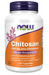NOW Foods Chitosan Plus Chromium vegetarian capsules bottle front label 120 Capsules