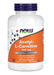 NOW Foods Acetyl-L-Carnitine 500 mg vegetarian capsules supplement bottle front label 200 Veg Capsules