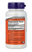 NOW Foods Acetyl-L-Carnitine 500 mg supplement bottle back label with supplement facts