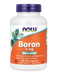 NOW Foods Boron 3 mg 250 veg capsules bottle front label