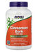 NOW Foods Cinnamon Bark 600 mg 240 veg capsules herbal supplement bottle front label