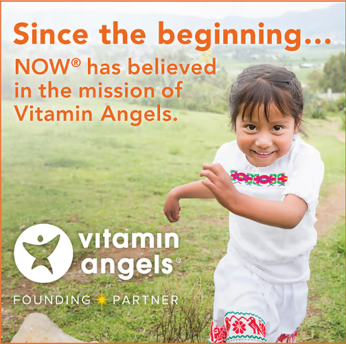 NOW Foods CoQ10 energy and heart health Partner with Vitamin Angels