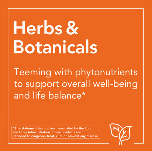 NOW Foods herbs and botanicals product category graphic