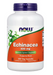 NOW Foods Echinacea 400 mg 100 Veg Capsules Supplement Facts panel showing serving size and echinacea purpurea root