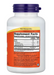 NOW Foods Flax Oil 1000 mg 100 softgels supplement facts panel