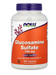 NOW Foods Glucosamine Sulfate supplement facts label showing 750 mg per capsule 240 capsules