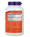 NOW Foods Glucosamine Sulfate supplement facts label showing 750 mg per capsule 240 capsules