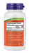 NOW Supplements Kelp 150 mcg Supplement Facts panel showing natural iodine content per tablet