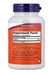 NOW Foods Melatonin 3 mg supplement facts label showing sleep support hormone melatonin 180 Veg Capsules