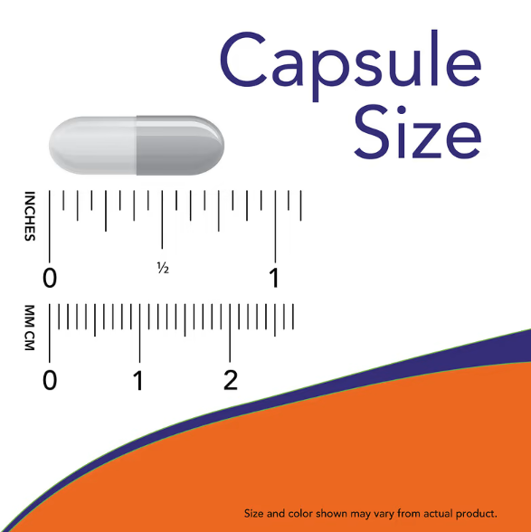 NOW Foods NADH 10 mg tablets Capsule Size