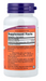 NOW Foods Nattokinase 100 mg supplement facts and ingredient label 