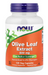 NOW Foods Olive Leaf Extract 500 mg 120 Veg Capsules bottle front label standardized to oleuropein for antioxidant support