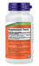 NOW Foods Olive Leaf Extract 500 mg 60 Veg Capsules supplement facts label showing standardized olive leaf extract per serving