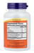 NOW Foods Omega 3-6-9 100 Softgels Supplement Facts panel showing fish oil, borage oil, and flax seed oil blend