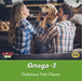 NOW Pets Omega-3 Support EPA and DHA benefits graphic with family and dog