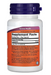 NOW Foods Policosanol 10 mg 90 Veg Capsules supplement facts label showing sugar cane derived long-chain fatty alcohols per serving