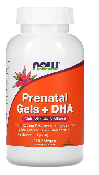 NOW Foods Prenatal Gels + DHA