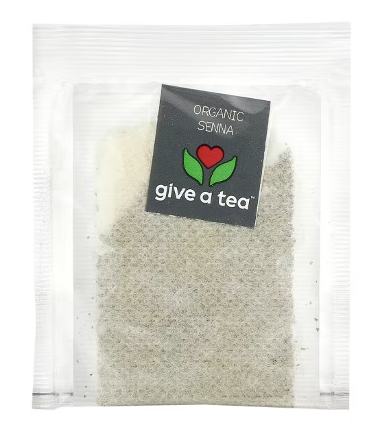 NOW Foods Organic Senna Tea tea bags close up