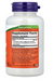 NOW Foods Relora supplement facts and ingredient label 120 Veg Capsules