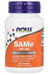 NOW Foods SAMe 400 mg mood and joint support supplement bottle 30 Tablets 