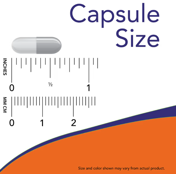 NOW Foods Serrapeptase enteric coated capsules close up