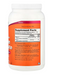 NOW Foods Sodium Ascorbate Powder 3 lb (1361 g) supplement facts label showing serving size, vitamin C content, and ingredients.