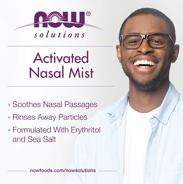 NOW Foods Activated Nasal Mist spray nozzle detail