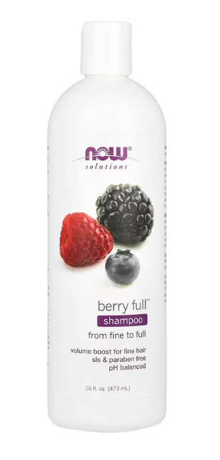 NOW Solutions Berry Full Shampoo From Fine to Full bottle 16 fl oz