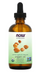 NOW Foods Solutions Certified Organic 100% Pure Argan Oil dropper bottle front label 4 fl oz