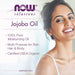 NOW Solutions Certified Organic Jojoba Oil moisturizing oil for skin hair and body lifestyle image