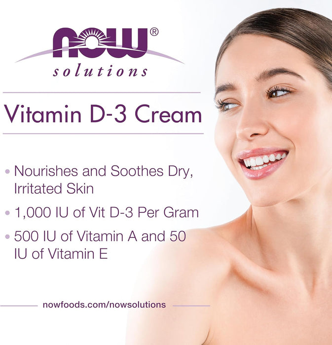 NOW Solutions Vitamin D-3 Cream 