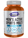 NOW Foods Sports Men's Active Sports Multi multivitamin bottle front 180 Softgels