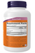 NOW Foods D-Mannose supplement facts and directions panel 120ct
