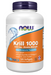NOW Foods Krill 1000 softgels bottle front label showing 1000 mg Antarctic krill oil omega-3 supplement 120 Softgels