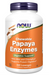 NOW Foods Chewable Papaya Enzymes 360 lozenges bottle front label