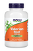 NOW Foods Valerian Root 500 mg herbal supplement bottle front label 250 Veg Capsules