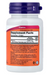 NOW Foods Vitamin A 10,000 IU supplement facts label showing vitamin A per softgel.