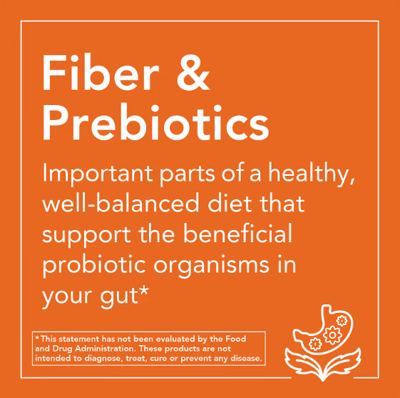 NOW Foods Whole Psyllium Husks 24 oz supplement facts label showing soluble fiber nutrition information