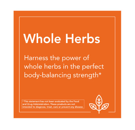 NOW Foods White Willow Bark Extract whole herbs graphic highlighting traditional botanical strength and herbal balance support