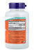 NOW Foods Zinc Glycinate 120 softgels supplement facts panel showing zinc and pumpkin seed oil details.