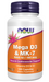 NOW Supplements Mega D-3 & MK-7 5000 IU / 180 mcg 60 capsules for bone and cardiovascular support.