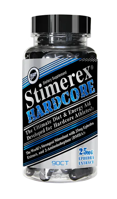 Hi-Tech Pharma Stimerex Hardcore | Extreme Fat Burner & Energy Support