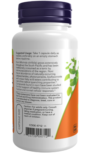 NOW Foods Noni 450 mg vegetarian capsules Suggested Usage