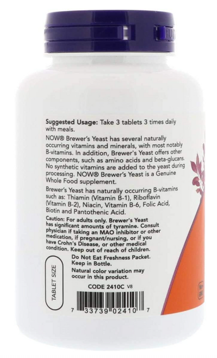 NOW Foods Brewer’s Yeast supplement suggested Usage
